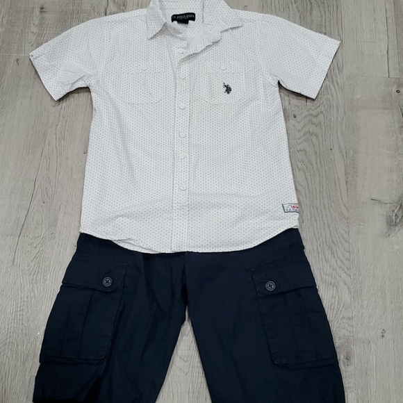 U.S. Polo Assn. Other - U.S. Polo Button Down Boy's Dots Shirt